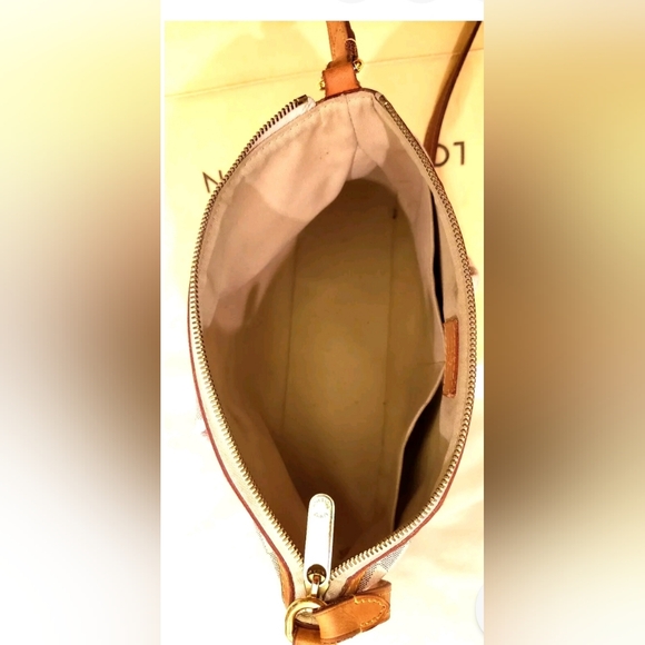 Authentic damier Azur Siracusa PM shoulder / crossbody bag. - Picture 4 of 5